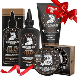 Bossman Essentials Kit  Aceite para barba, blsamo y acondicionador, stagecoach - Producto Original de Alta Calidad, Entrega Rápida y Segura, Garantía 