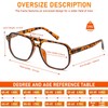 MMOWW Oversized Poilt Reading Glasses for Women Men 3 Pack