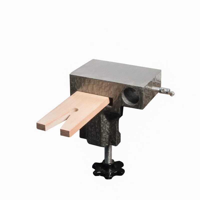 Bench Anvil With Two Wood Bench Pins - SFC Tools