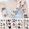 AEEGO 10 Sheets Cats Temporary Tattoos Stickers,Cat Birthday Themed Party