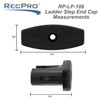 RecPro RV Ladder Replacement End Caps with Hardware | 2
