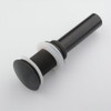 Yodel Bathroom Sink Drain Stopper Pop up Drain Without Overflow for Vessel Sink Lavatory Vanity,Oil Rubbed Bronze