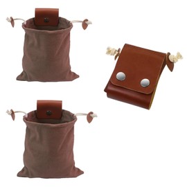 LONG XIN SERIES 2 bolsas de forraje de camping plegables de lona, bolsas de almacenamiento de hongos, bolsas de cinturón plegables para senderismo, peinar la playa, tesoros, flores, hongos, conchas