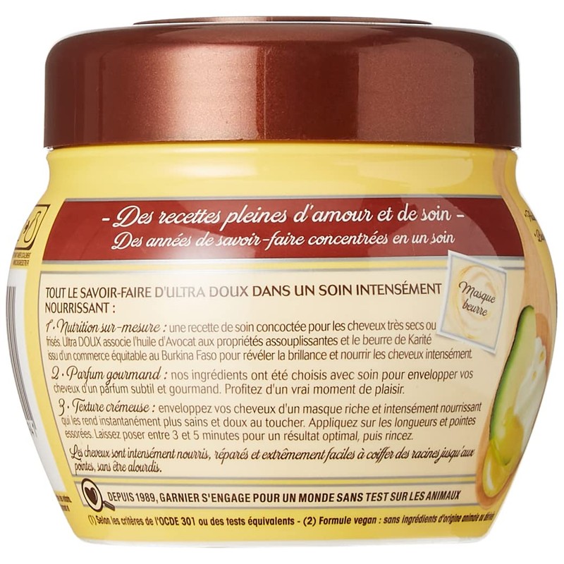 GARNIER Ultra soft mask with avocado oil/shea butter