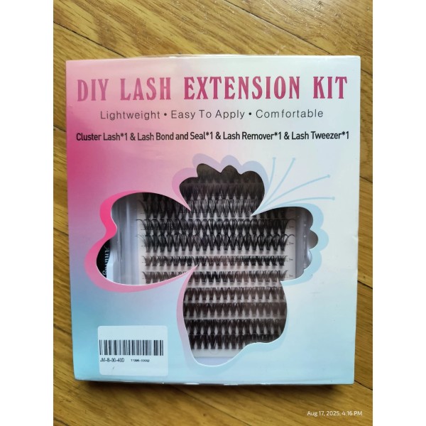 Unbranded DIY Lash Extension Kit 240pcs Lash Clusters Eyelash Kit