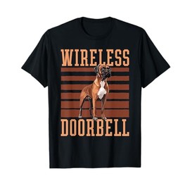 Boxer Dog Breed Wireless Doorbell T-Shirt