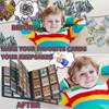 Trading Card Album Binder 9 Pocket,20 Sleeves 450 Cards with