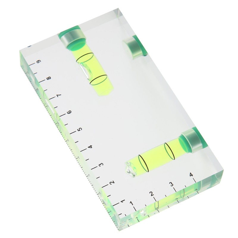 Two Dimensional Horizontal Bubble Level Portable Two Way Integrated Level
