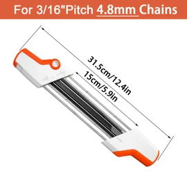2-in-1 Chainsaw Sharpener，File Diameter 3/16" (4.8mm) Chain Saw Blade Sharpener,Easy File Chain Saw Sharpener Tool for 0.325'' Pitch