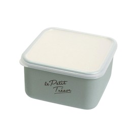 Sabu Tresova 416323 Food Container Square, S, Mint, Capacity: 8.5 fl oz (250 ml)