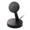 Elecom W-MS02BK Wireless Charger, 7.5 W, Magnetic, Stand Type, Supports