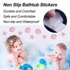 FULANDL 48PCS Bathtub Non Slip Stickers for Shower, Shell Starfish