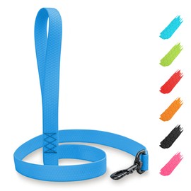 Correa impermeable para perro, correa antideslizante para perros grandes, perros pequeños y medianos, correa de perro resistente con resistente al agua y a la suciedad, correas largas o cortas para perros de niño y niña (6 tamaños)