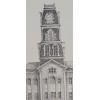 11x14 Print "Parker County Courthouse-Wea