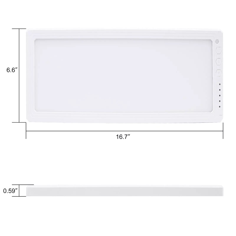 Facon Dimmable 12-30V LED RV Camper Lamp Fixture Ceiling Dome