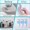 Squeezi 2 Unit Pack (Bright White) Wall Mounted Shower Dispenser