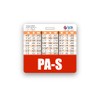 PA-S Badge Buddy Horizontal w/Height & Weight Conversion Charts (Standard,