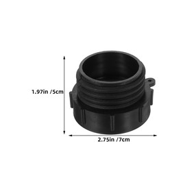 Alipis 2Pcs IBC Tote Hose Adapter Fine to Coarse Thread Converter Leakproof Water Tank Valve