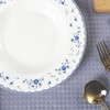 fanquare 8 Inch Porcelain Soup Bowls Set of 4, Round