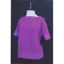 Brown Sheep Company Knitting Pattern 0509 Jewel Colorweave Top - Women