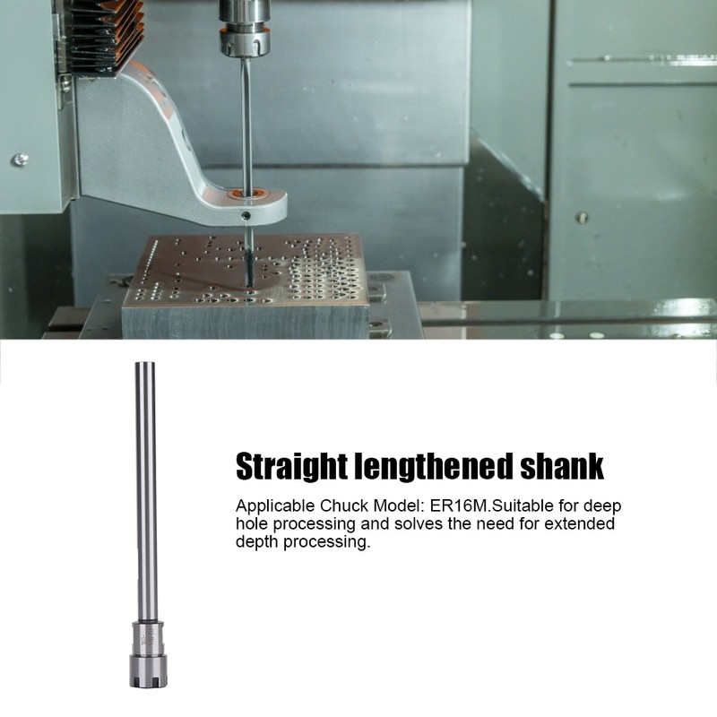 ER16M-150L Collet Chuck Holder Straight Shank CNC Milling Holder Extension