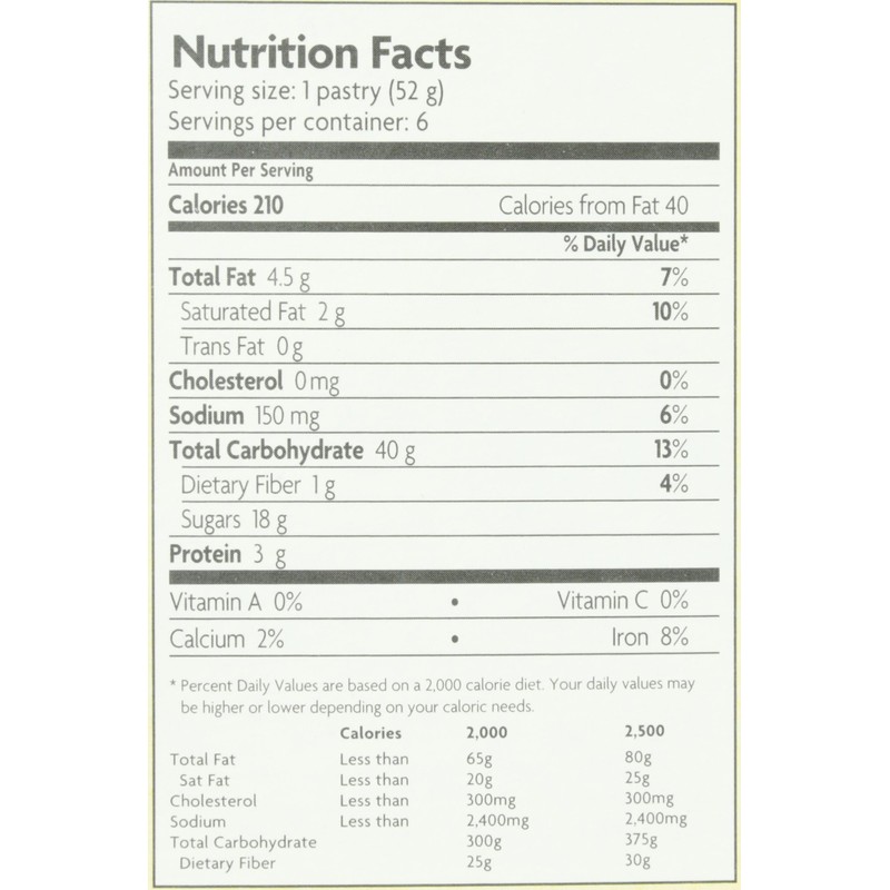 Nature's Path Toaster Pastries, Strawberry Un-Frosted, 6 ct