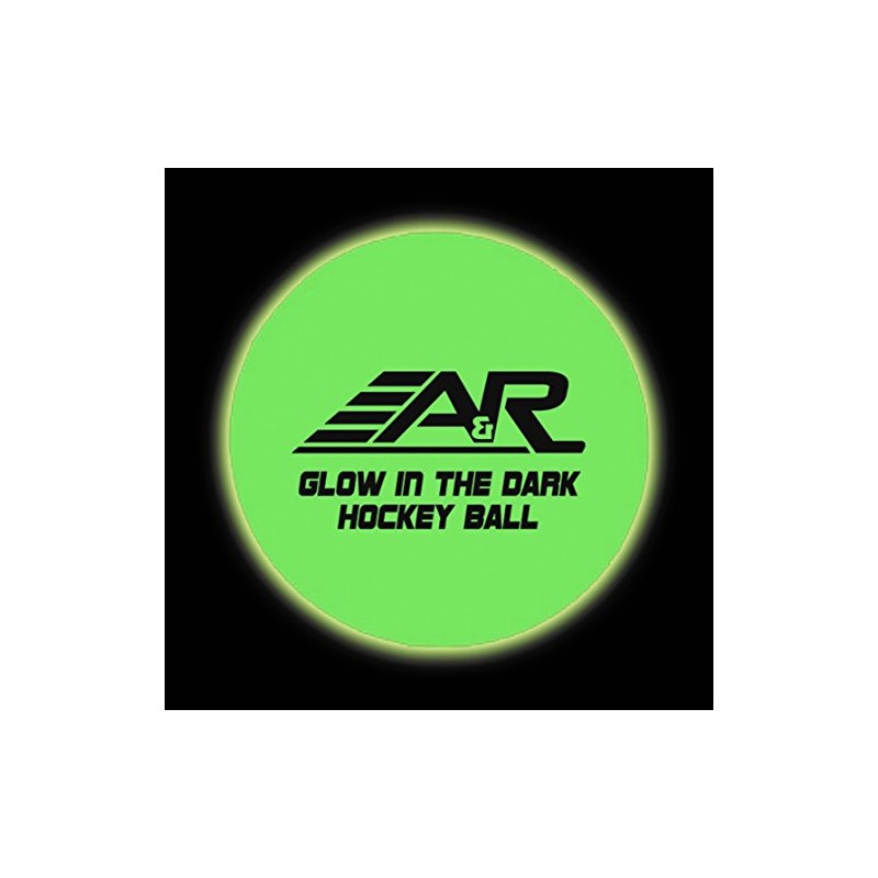 A&R Glow in the Dark Street Hockey Ball,Tie-Dye
