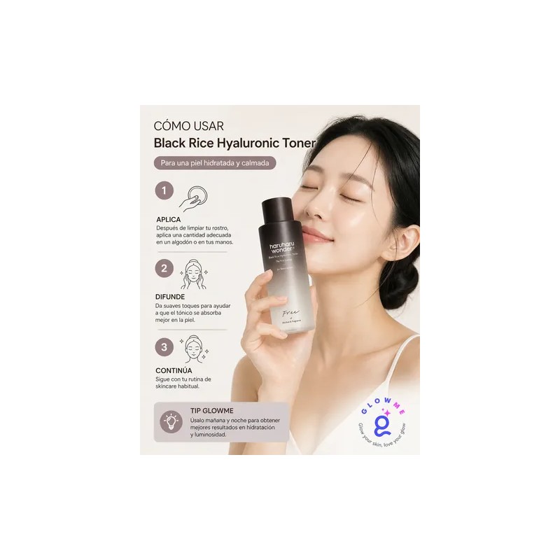 Haruharu Wonder Black Rice Toner 150ml Piel Sensible