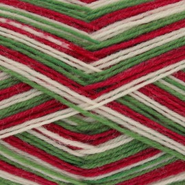 King Cole 783408 Zig Zag 4Ply Christmas Yarn - 420M, 100g