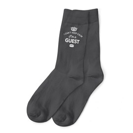 Guest Wedding Day Socks Gift Men's Funny Present Keepsake for Drinking Stag Party Do Size 6-11 (UK, Alpha, One Size, Regular, Regular, Grey)