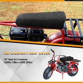 ZWPARTS Diamond Stitch Seat Cover Replacement for Coleman CT200u 19in