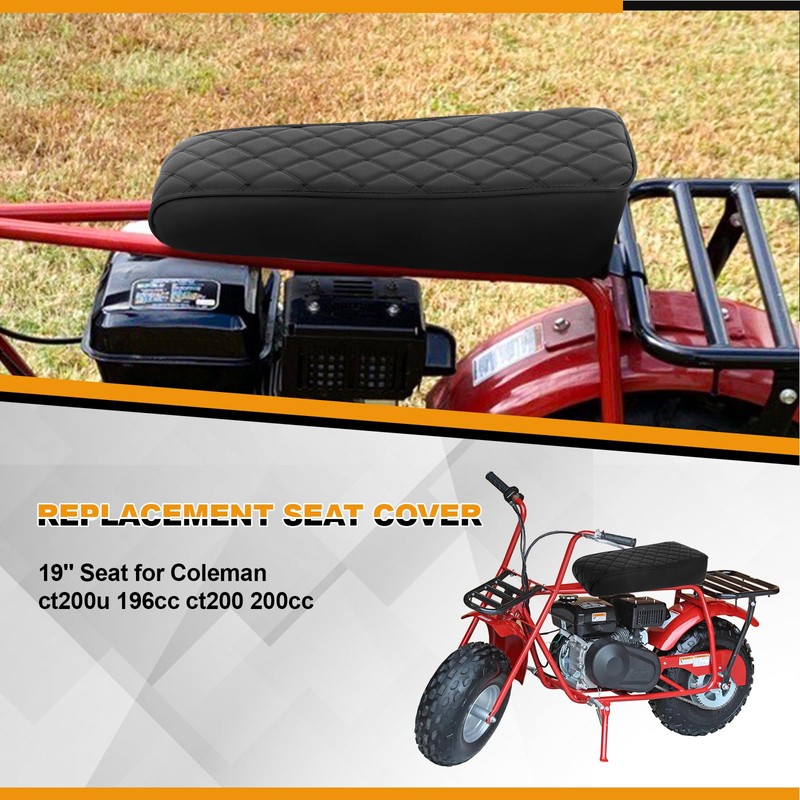 ZWPARTS Diamond Stitch Seat Cover Replacement for Coleman CT200u 19in