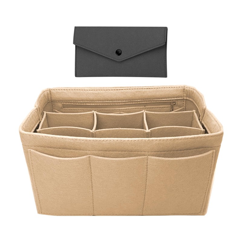 DSFSAEG Tote Bag Organiser Insert With Small Purse, Large Capacity