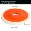 4.5" x 7/8" Inch Wool Felt Disc Polishing Buffing Wheel