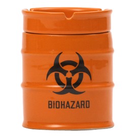 Airyusha Ashtray/Smoking Goods Orange 3.5 x 3.5 x Height 4.3 inches (8.9 x 8.9 x 10.8 cm)