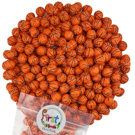 FirstChoiceCandy Milk Chocolate Foil Wrapped Balls (Basket Balls, 2 Pound (Pack of 1))
