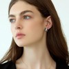 J.MUEN Women's Earrings 925 Silver Stud Earrings for Hypoallergenic Girls