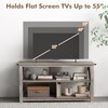 Giantex TV Stand for Bedroom & Living Room, Small TV