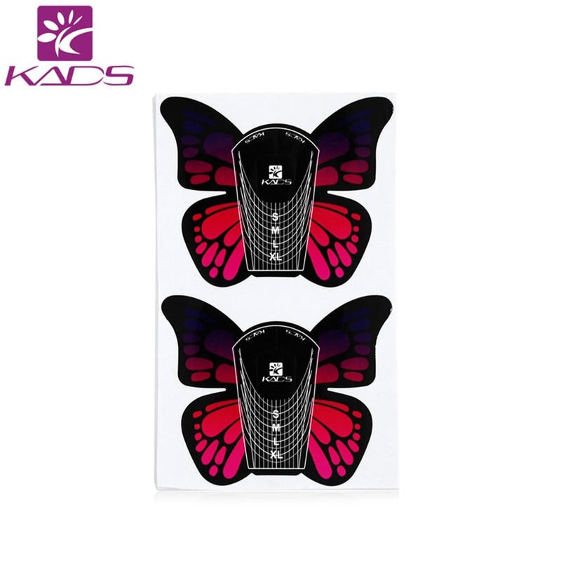 KADS 100pcs in 1 Roll Big Size Butterfly-shape Self Adhesive