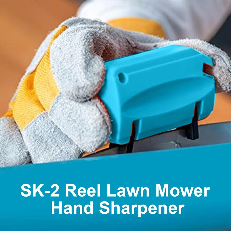 Niahm Manual Reel Mower Blade Sharpener for Push Mower, Reel