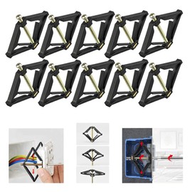 Shiwaki 10 Pack 86 Type Cassette Support Rods Electrician Accessories Wall Mount socket box holder Repair Tool