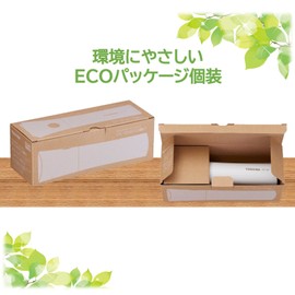 Toshiba KFL-12N (ECO) LED Flashlight, Splashproof Structure (JIS IPX2), Curved Lens Design, Prevents Forgetting to Erase Out, Strap for 2 Single Types, ECO Package