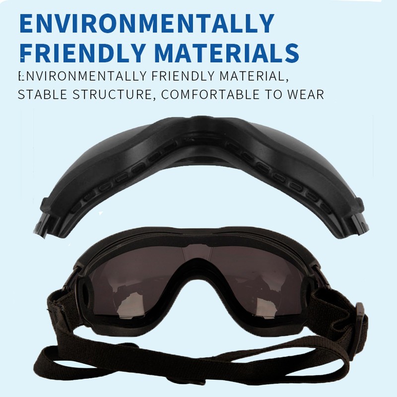 Small Dog Sunglasses with Adjustable Strap UV Protection, Winproof Puppy