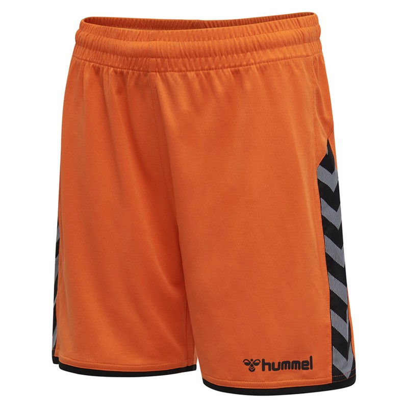 hummel hmlAuthentic Unisex Children's Kids Poly Shorts, orange, 164