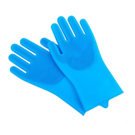 DLPRK Pet Grooming Gloves, Cat Grooming Gloves, Silica Gel Glove, Brush Cat, Hanging Design, Bathing and Massaging for Dogs and Cats