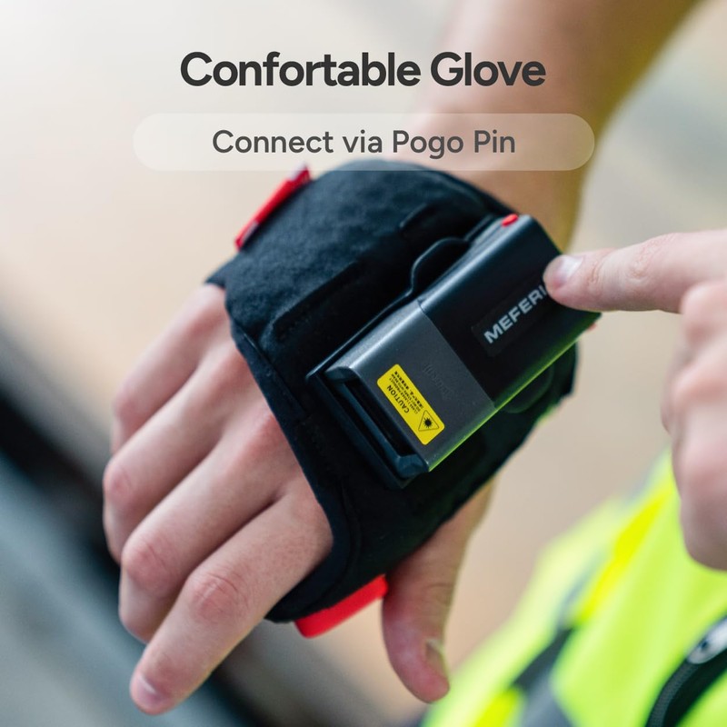 MEFERI MS300R Glove Scanner Finger Trigger with Scan Button, Left