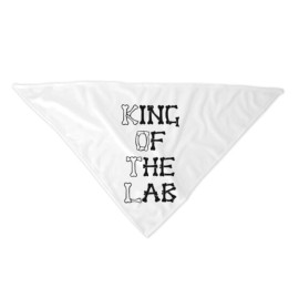 Vapor Apparel King of the Lab Dog Bandana - Dog Bandana - Pet Bandana - Bones TV Show Inspired