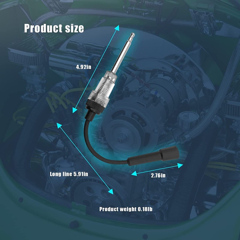 2Pcs Inline Spark Plug Tester, Small Motor Vehicle Engine Ignition,