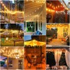 RTTY 200FT Outdoor String Lights Expandable System with 100 G40