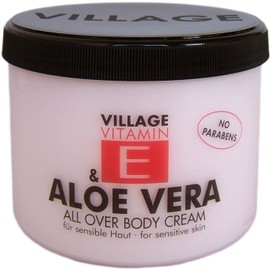 Village 9506-01 Aloe Vera Body Cream with Vitamin E, 500 ml